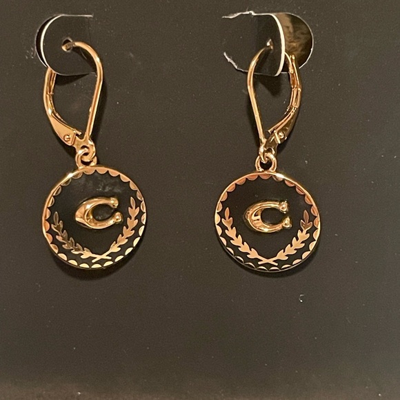 NWT Coach Earrings with the original box πππ - Picture 3 of 8